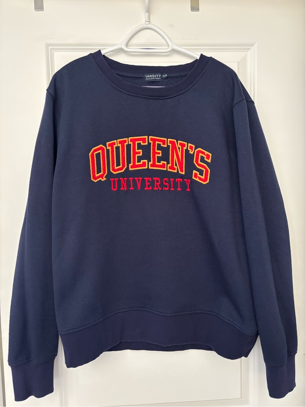 Queen's University Navy Crewneck Sweatshirt